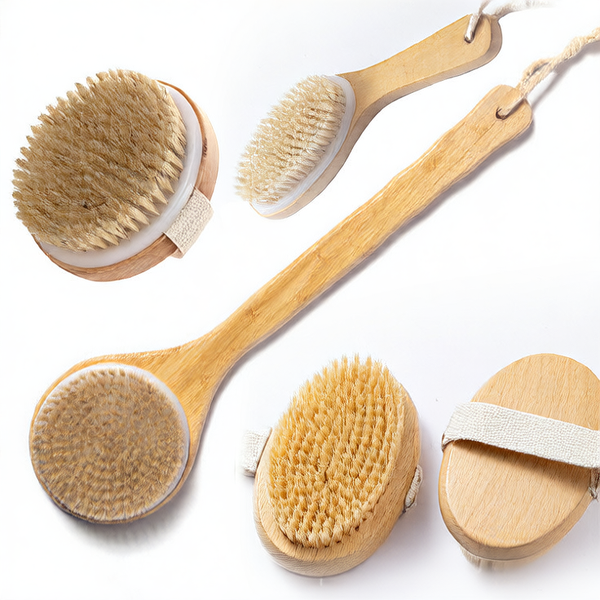 Boar Bristle Exfoliating Body Scrubber