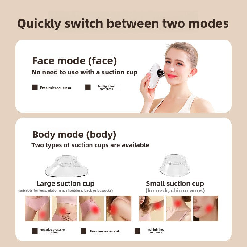 Revellae Red Light Suction Massager